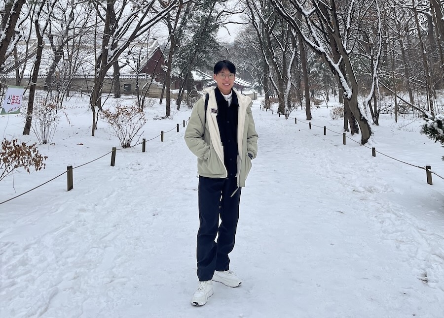 A picture of me in the snow.