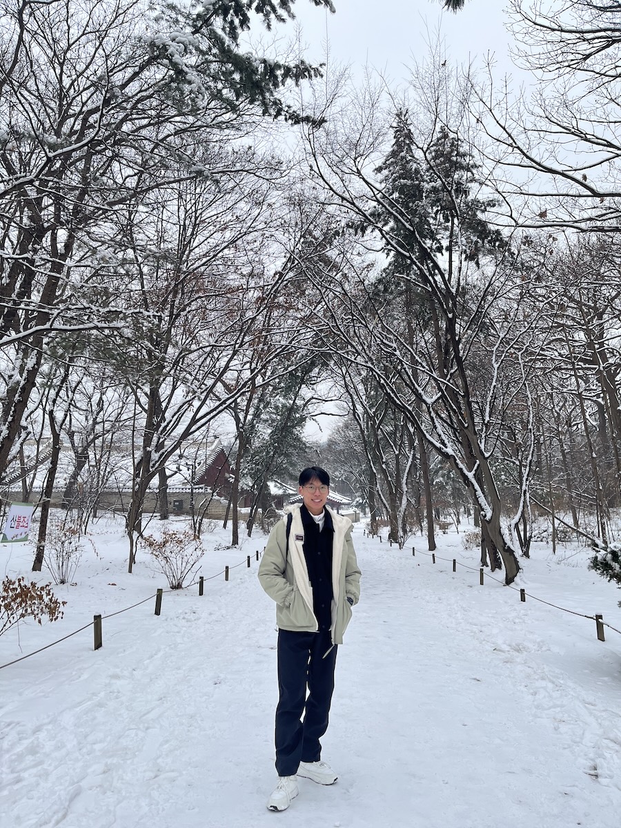 A picture of me in the snow.